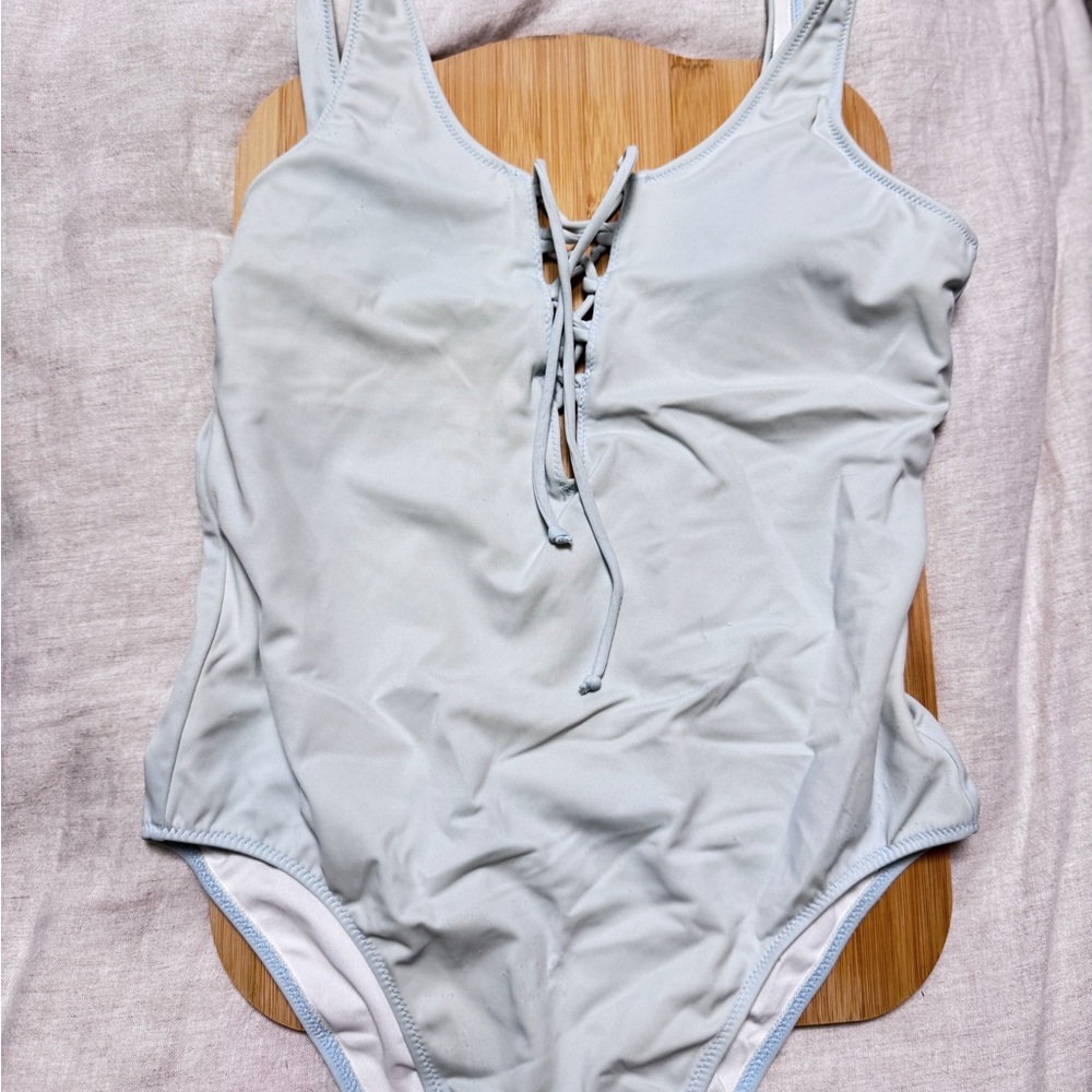 PINK Victoria's Secret Light Blue Kids One Piece